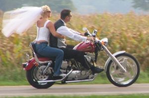 5 Unique Bridal Shower Themes and Ideas bride groom motorcycle 5 Unique Bridal Shower Themes and Ideas