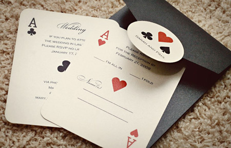 Hit the Jackpot with Your Las Vegas Styled Wedding! poker invite Hit the Jackpot with Your Las Vegas Styled Wedding!