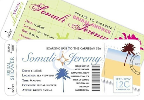 Bridal Shower Cruise Invitations shower cruise 5 Unique Bridal Shower Themes and Ideas