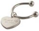 Personalized Heart Keychain