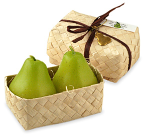 The Perfect Pear Candles in Hawaiian Favor Box*