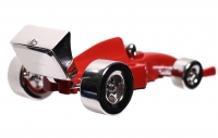 Custom Red Mini Motor Race Car Table Clock