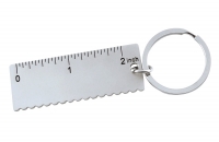 Measured with Love Keychain
