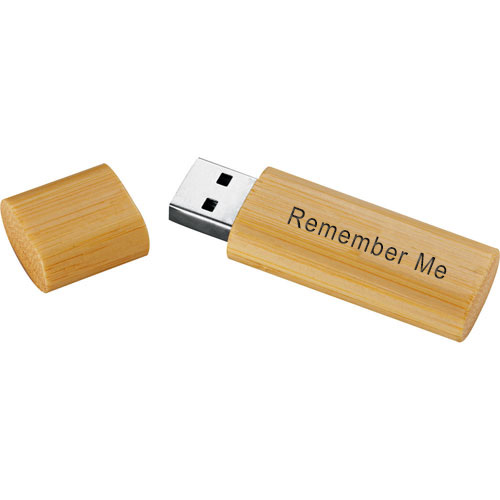unknown 8GB USB Eco-Friendly Bamboo Flash Drive