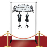Mr. & Mrs. Custom Red Carpet Wedding Banner