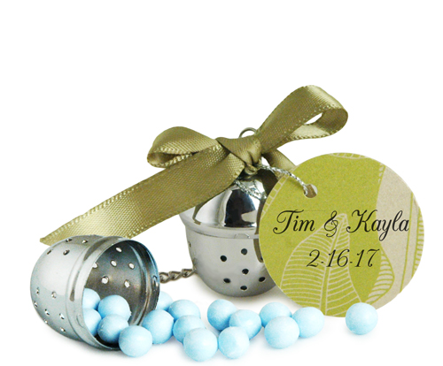 unknown Silver Tea Ball Infuser Favor