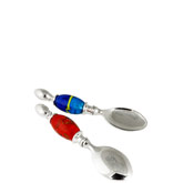 Art Deco Glass Silver Tea Spoon (New Arrival)