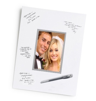 unknown Autograph Wedding Picture Frame