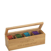 Eco-Friendly Bamboo Tea Gift Box