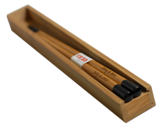 unknown Personalized Bamboo Chinese Wood Chopsticks