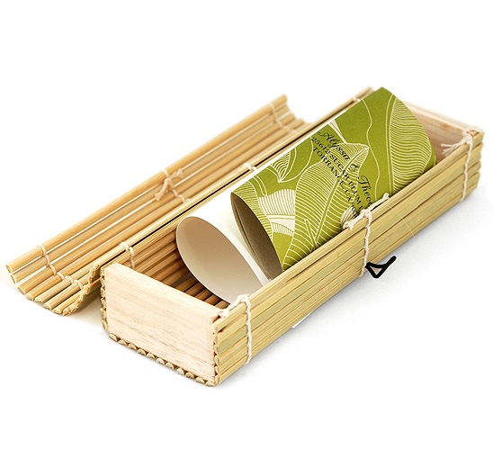 unknown Cabana Wedding Invitation in Bamboo Box