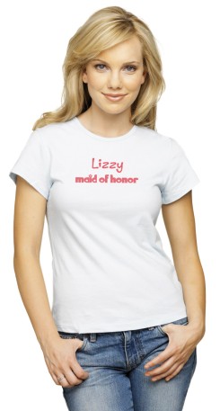 unknown Personalized Bridal Party T-Shirt