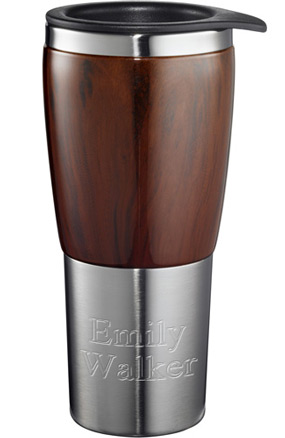 Burl Wood Stainless Steel Executive Office Tumbler (New Arrival)