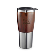 Burl Wood Stainless Steel Executive Office Tumbler