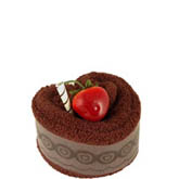 Deluxe Chocolate Heart Towel Cake (New Arrival)