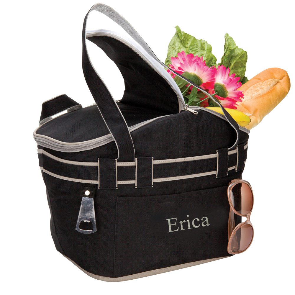 unknown Collapsible Chic Picnic Cooler Zippered Bag
