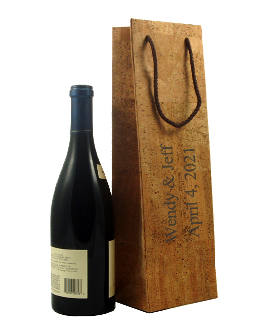 unknown Natural Cork Leather Wine Bag