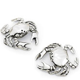Metal+Beach+Crab+Salt+%26+Pepper+Shakers