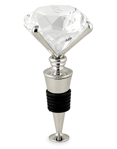 unknown Engraved Diamond Wine Stopper