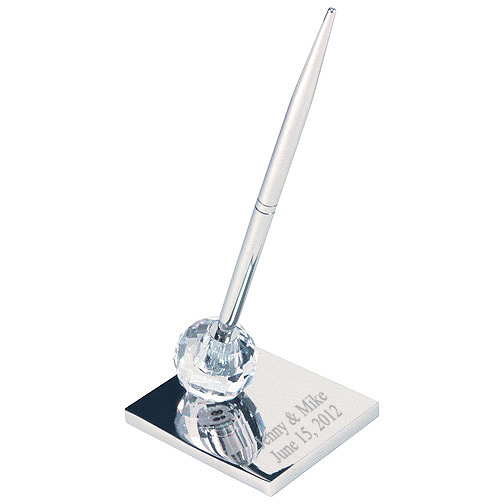 unknown Crystal Ball Pen Holder Set