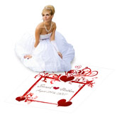 Custom Heart Frame Floor Decal (New Arrival)