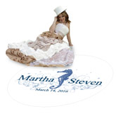 Custom Nautical Seahorse Dance Floor Decal (New Arrival)