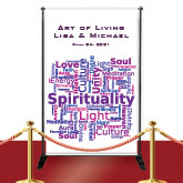 Custom Printed Red Carpet Spiritual Banner