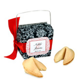 Damask Fortune Cookies Takeout Box
