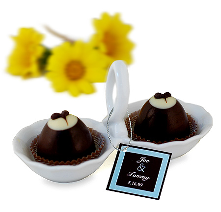 The Perfect Match Chocolate White Bon Bon Tray*