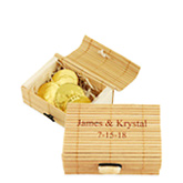 Eco-Friendly Mini Bamboo Treasure Favor Box