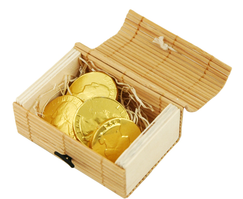 unknown Eco-Friendly Mini Bamboo Treasure Favor Box