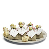 English Tea Rose Linen Candy Bag