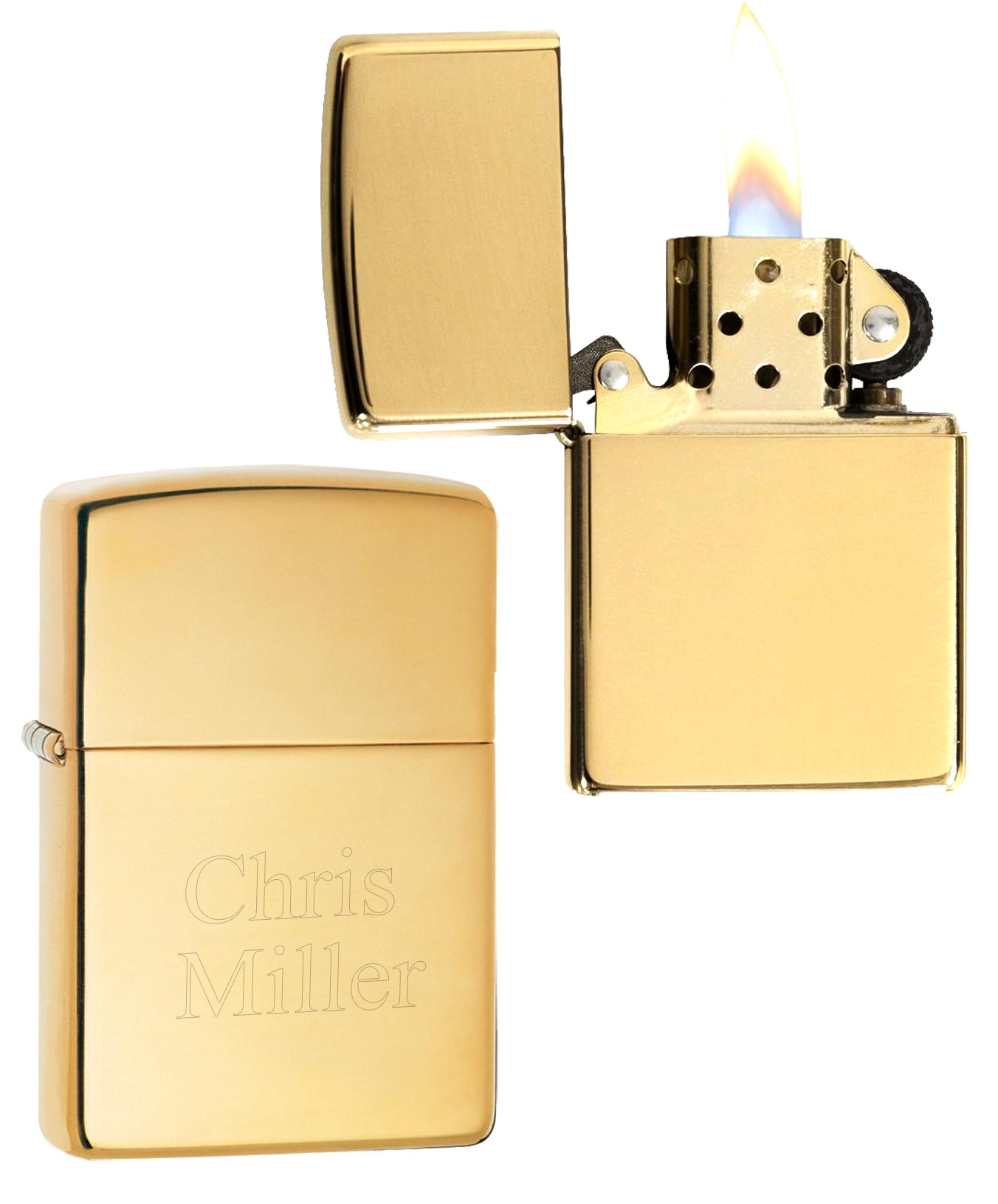 Gold Polished Classic Zippo Lighter*