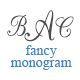 Fancy Monogram