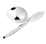 Feather Sign In Pen with Holder