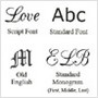 engraving + fonts