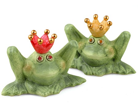 unknown Frog Prince and Princess Salt & Pepper Shakers