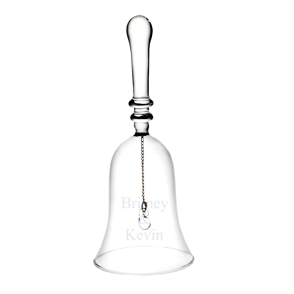 unknown Clear Glass Celebration Bell