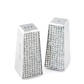 His & Hers Glitter Salt and Pepper Shakers