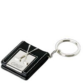 Leather Photo Golf Keychain