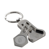 Engraved Golf Divot Repair Key Chain