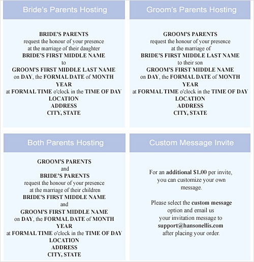 invitation format