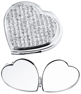 unknown Heart Stones Compact Mirror