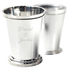 unknown Personalized Silver Julep Cup