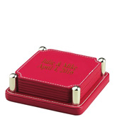 Leather Capri Coaster Set