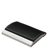 Executive+Black+Leather+Business+Card+Case