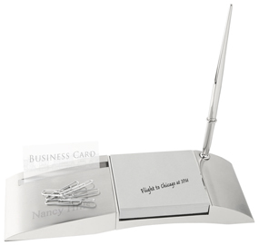 Magnetic Paper Clip Surface Business Card Holder Set