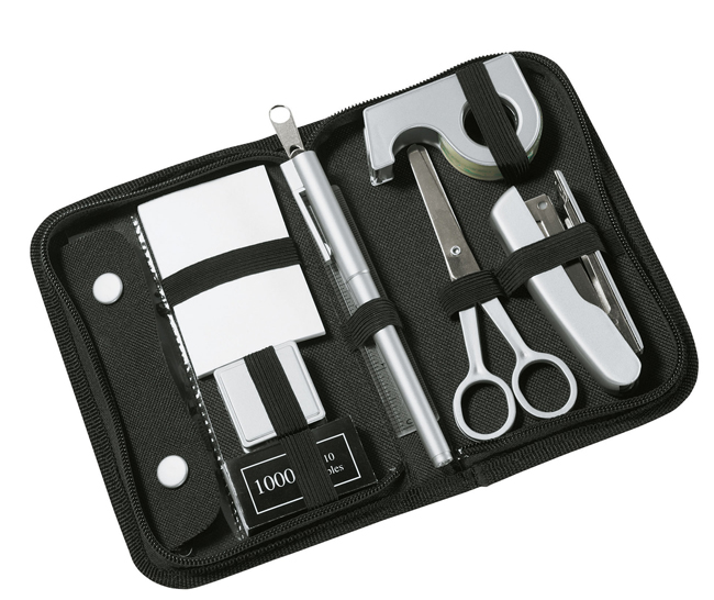 unknown Deluxe Travel Pocket Stationary Kit