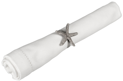 unknown Metal Beach Starfish Napkin Ring