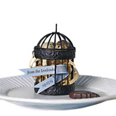 Metal Painted Love Birds Birdcage
